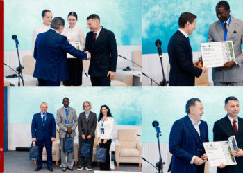 Cérémonie de remise des prix aux lauréates et aux lauréats du troisième concours international sur le climat « Eurasie verte »