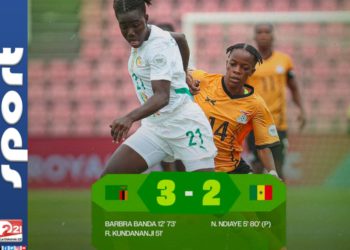 CAN Féminine : Les Lionnes battues par la Zambie et joueront face au Maroc