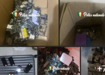 Six individus arrêtés pour recel international de téléphones