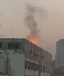 Incendie au ministère des finances et du budget