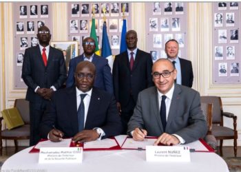 paris: Visite de travail du Ministre de l’intérieur et de la sécurité publique Mouhamadou Makhtar Cissé