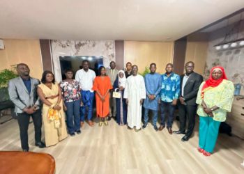 LA CONVENTION DES JEUNES REPORTERS DU SENEGAL CJRS REÇUE PAR LE NOUVEAU MINISTRE.