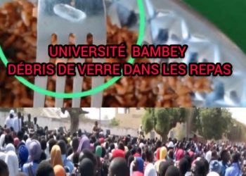 Bambey : Des étudiants dénoncent des débris de verre dans les repas du restaurant